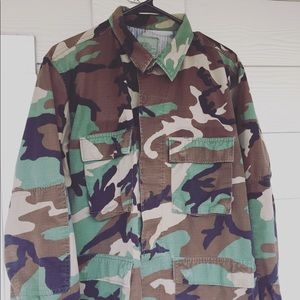 Military Army Camo Jacket